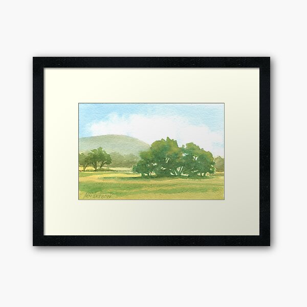 Tree Islands Framed Art Print