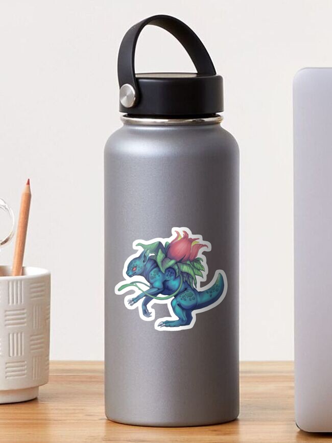 Thumbnail 1 of 3, Sticker, Plant dragon Bulba designed and sold by LeundraArt.