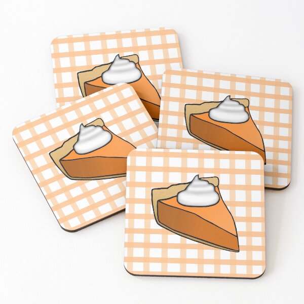 Item preview, Pumpkin Pie on Orange Gingham Plaid designed and sold by Julie Erin Designs.
