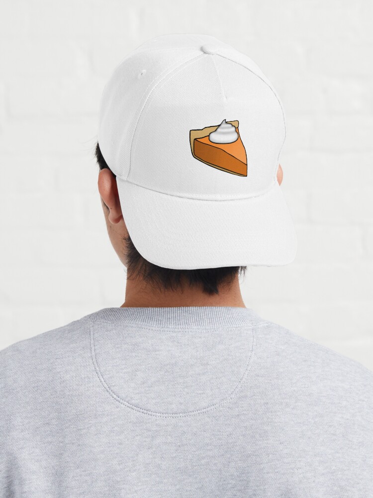 Alternate view of Pumpkin Pie on Orange Gingham Plaid Cap