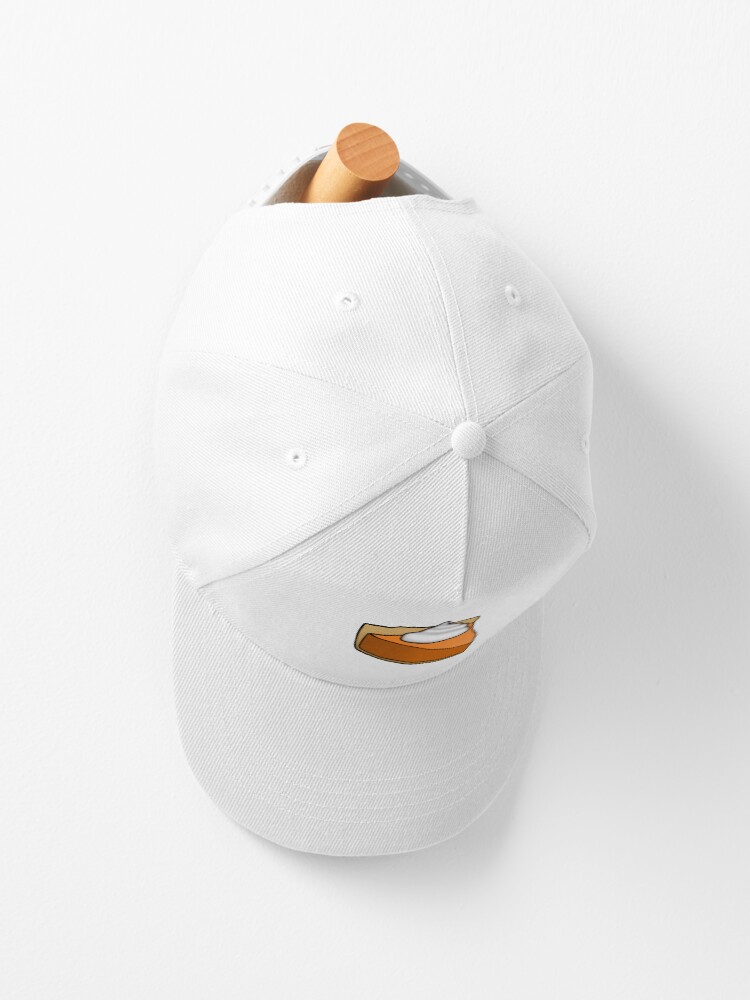 Alternate view of Pumpkin Pie on Orange Gingham Plaid Cap
