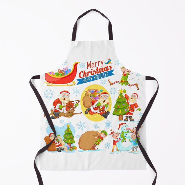 Artikelvorschau, Frohe Weihnachten Weihnachtsmann-Muster Sticker entworfen und verkauft von QueenT-shirt.