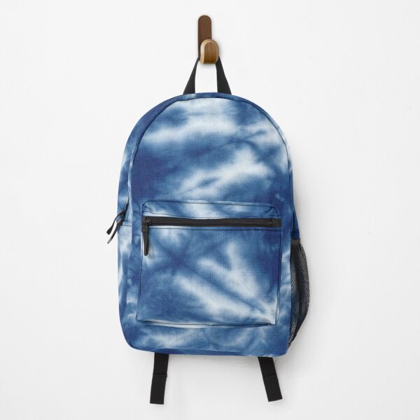 Item preview, Blue Batik Tie Dye Shibori Ethnic Textile Art Pattern designed and sold by BlackArt Cafe.