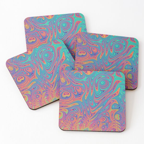 Item preview, Colorful Psychedelic Abstract designed and sold by Ksaavet.