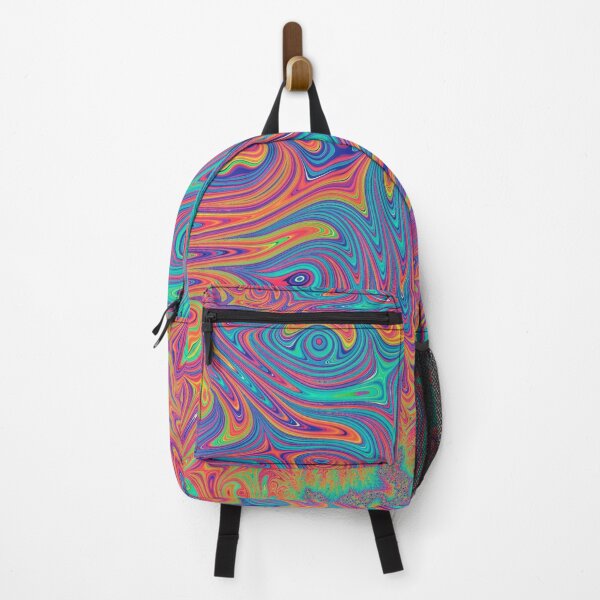 Colorful Psychedelic Abstract Backpack