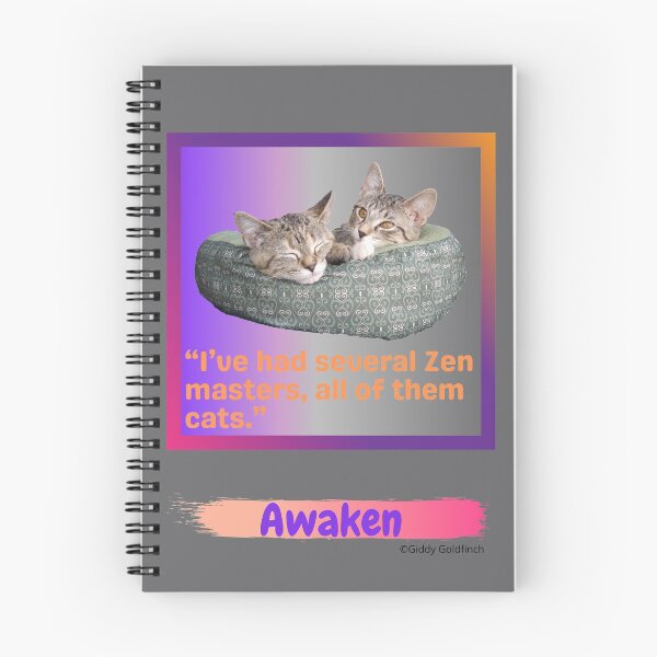 Item preview, Kitten in Basket Awaken Sticker designed and sold by giddygoldfinch.