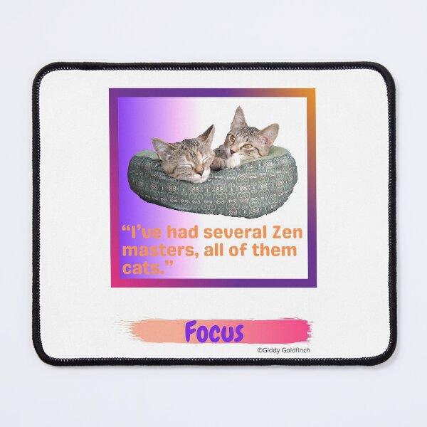 Item preview, Kitten in Basket Focus designed and sold by giddygoldfinch.