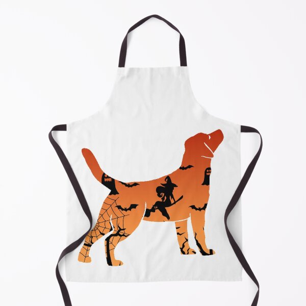 Item preview, labrador Dog Silhouette Halloween Witch Bats Gift designed and sold by alaechamlal.