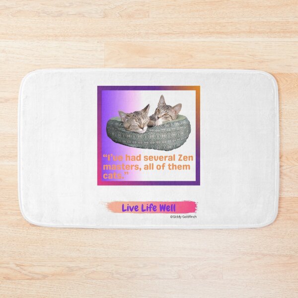 Item preview, Kitten in Basket Live Life Well designed and sold by giddygoldfinch.