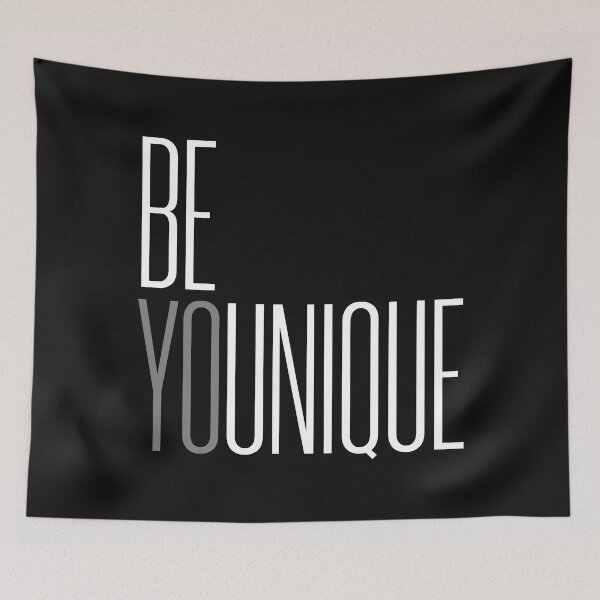 Item preview, Be You Be Unique Design White designed and sold by Nadheesh.
