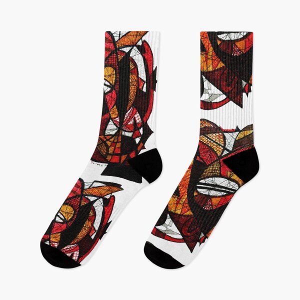 Item preview, "Xulot" - Contemporary African original Artwork red orange and brown textures designed and sold by Tony Cisse.