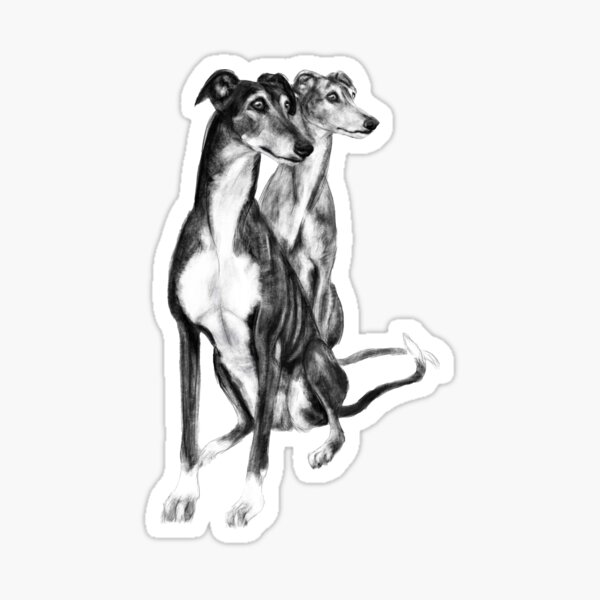 Igor & Evi, Galgo Espagnol Sticker