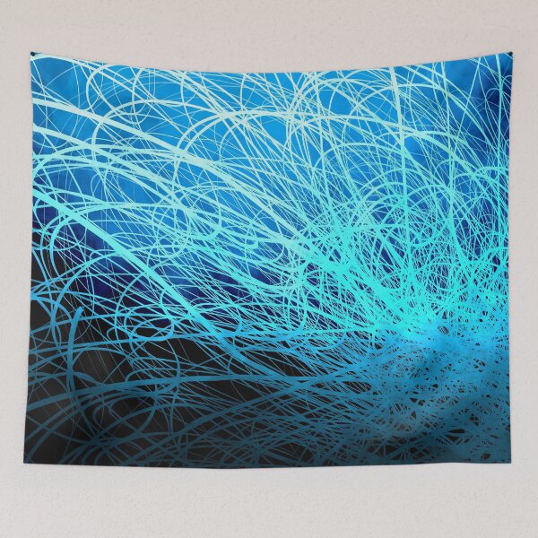 Item preview, Cyan Linear Explosion2 designed and sold by SirkDesignsLtd.