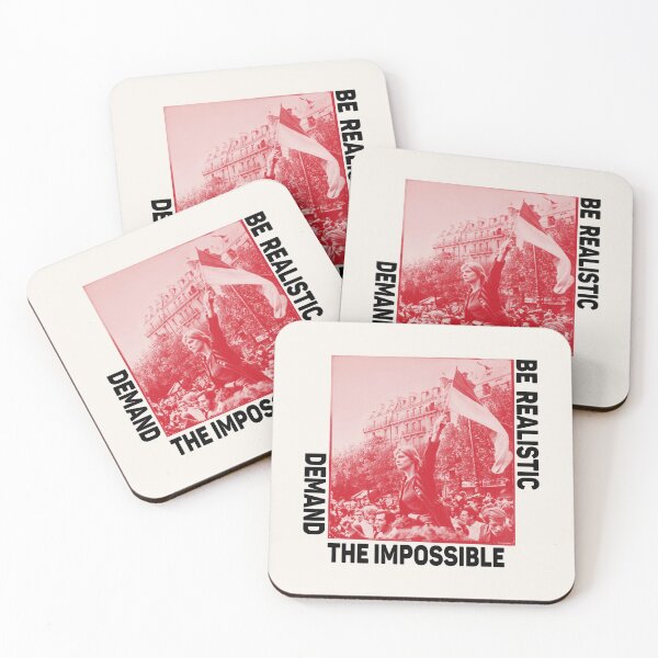 Item preview, Paris Revolt, May 68: 'DEMAND THE IMPOSSIBLE': The Original in Deep Red with Black Text on Cream designed and sold by Day Chapman.