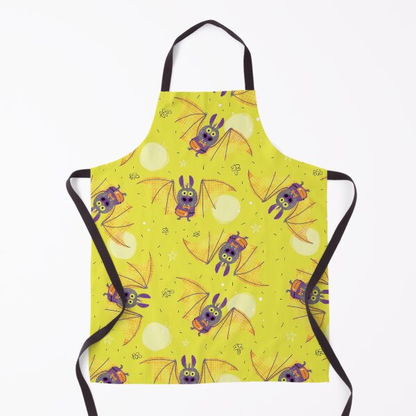 Item preview, Halloween Bats - Yellow background designed and sold by LANDofCLE.