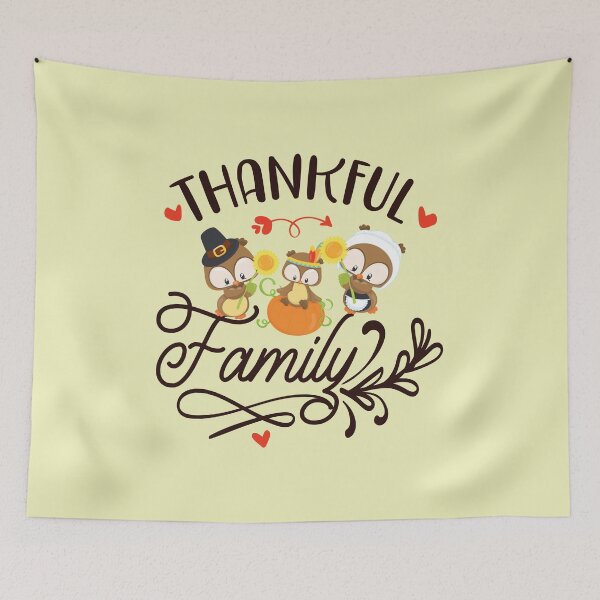 Item preview, Thankful family - Thanksgiving designed and sold by Kidzz.