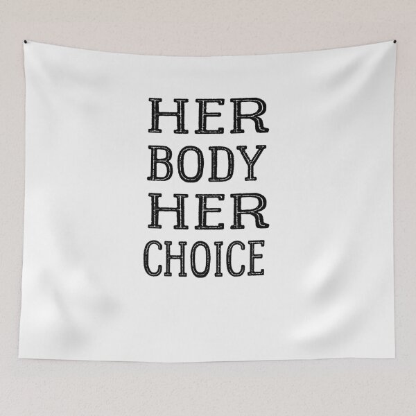 Item preview, Her Body Her Choice For Women Pro Choice designed and sold by mohalaz.