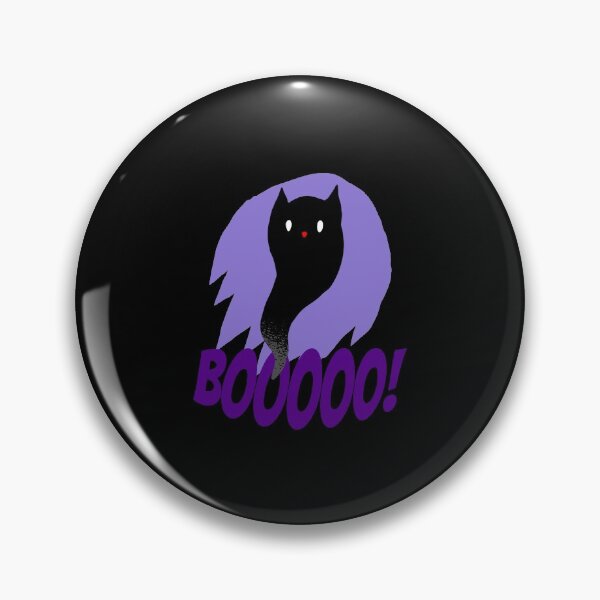 Item preview, BOOOOO! Halloween ghost ghost cat cat purple designed and sold by Tig3rE.