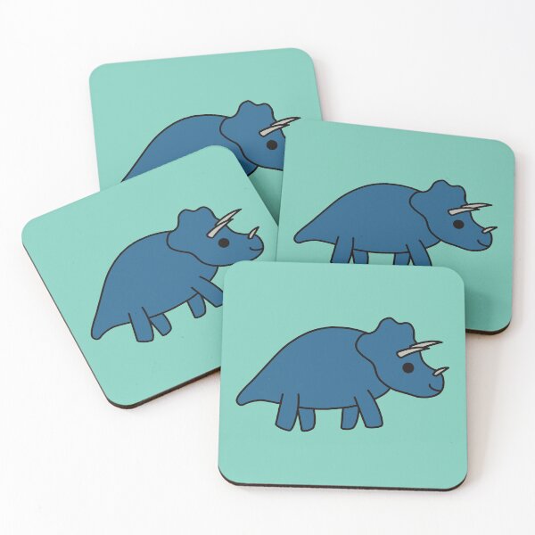 Item preview, Cute Kawaii Triceratops Dino designed and sold by KawaiiByDice.