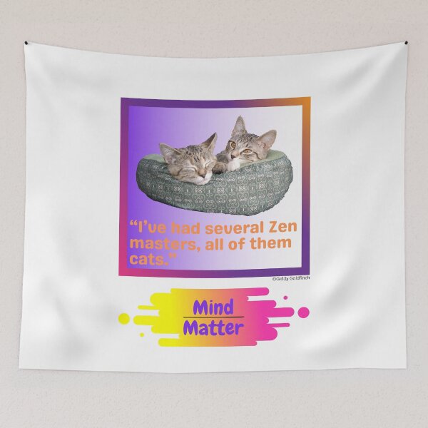 Item preview, Kitten in Basket Mind over Matter designed and sold by giddygoldfinch.