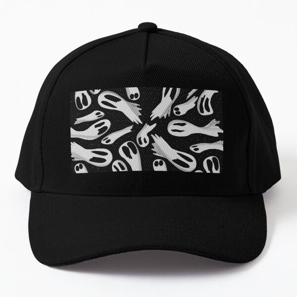 Haunting of Ghosts Spooky Halloween Design Baseball Cap