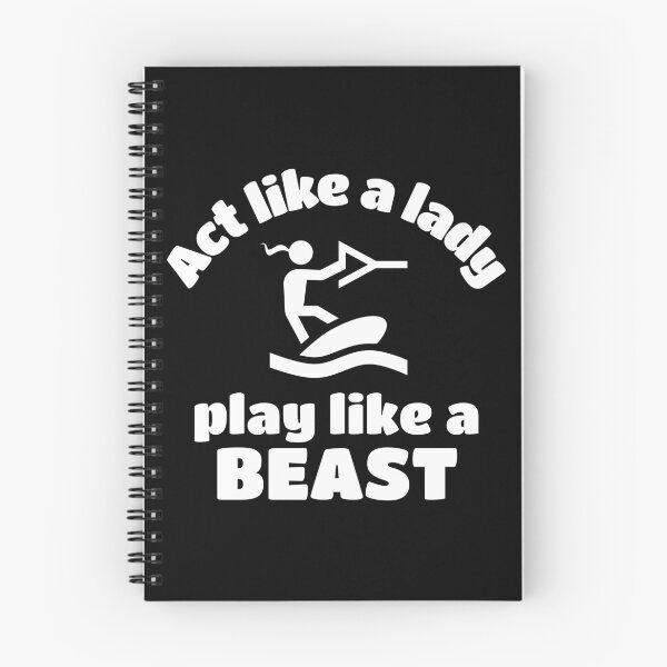 Item preview, Wakeboarding: Act like a lady play like a beast designed and sold by TheGreenGoat.