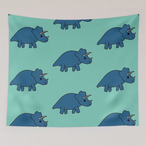 Item preview, Cute Kawaii Triceratops Dino designed and sold by KawaiiByDice.