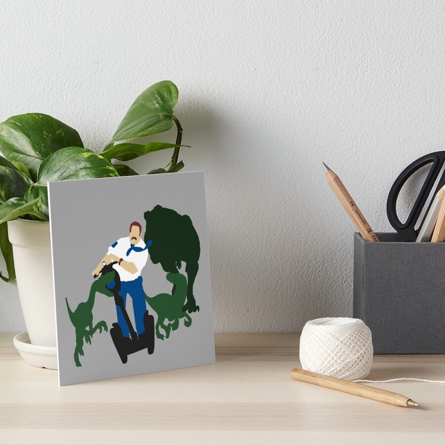 Jurassic Blart Art Board Print