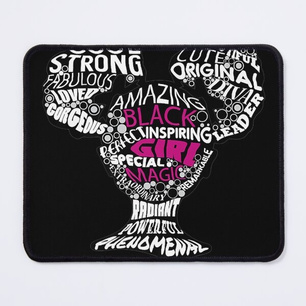 Item preview, Black Girl Magic Word Montage designed and sold by MasonshiNoor.