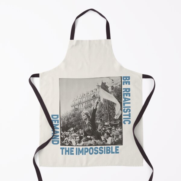 Item preview, Paris Revolt, May 68: 'DEMAND THE IMPOSSIBLE': The Original in Deep Grey with Blue Text on Cream designed and sold by Day Chapman.