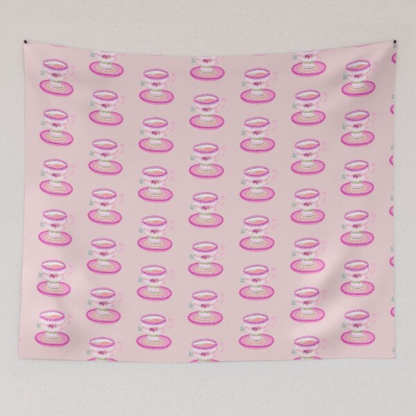 Item preview, Hot Pink color English teacup  designed and sold by JaniceLalonde.