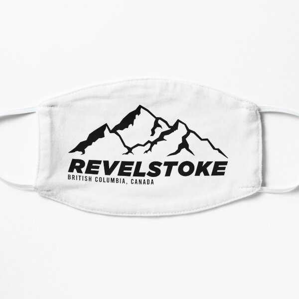 Ski Revelstoke B.C Canada Skiing and Mountain Biking Paradise Flat Mask