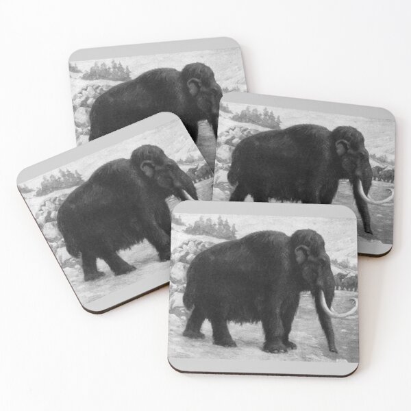 Item preview, Woolly Mammoths by Charles R. Knight designed and sold by Amanda1775.