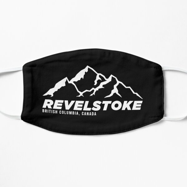 Ski Revelstoke B.C Canada Skiing and Mountain Biking Paradise Flat Mask