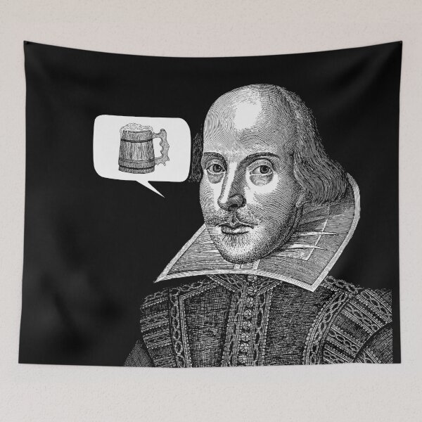 Item preview, Shakespeare Thought Bubble Ale/Beer Mug/Stein Pub Renaissance Faire Festival  designed and sold by Candlewood Museum & Gift Shoppe.
