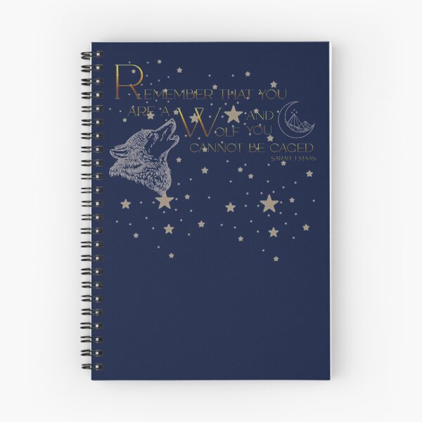 Item preview, Remember that you are a wolf and you cannot be caged, Rhysand & Acotar quote designed and sold by CrescntDesigns.