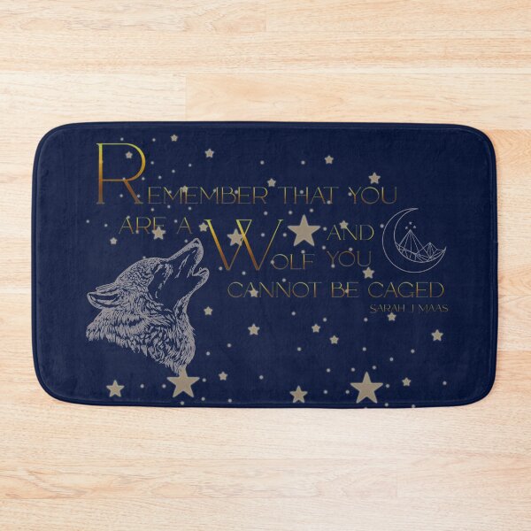 Item preview, Remember that you are a wolf and you cannot be caged, Rhysand & Acotar quote designed and sold by CrescntDesigns.