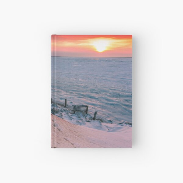 Cape Cod Winter Eastham Thumpertown Beach Hardcover Journal