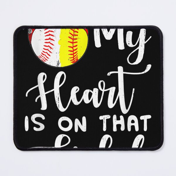 Item preview, My Heart is on That Field Baseball Softball Mom designed and sold by HamzashiTrre.