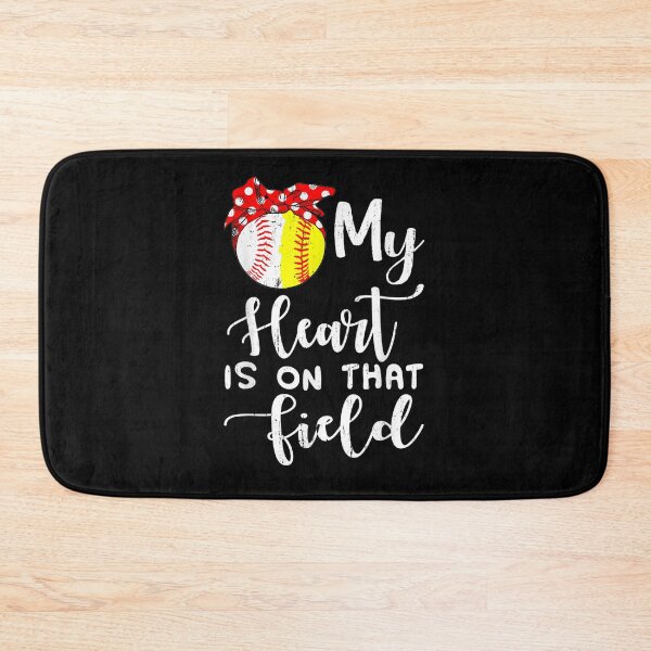 Item preview, My Heart is on That Field Baseball Softball Mom designed and sold by HamzashiTrre.