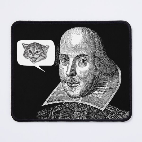Item preview, Kitty Cat Kitten Shakespeare Thought Bubble Renaissance Fair Festival designed and sold by Candlewood Museum & Gift Shoppe.