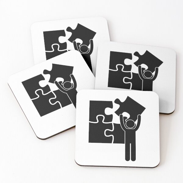 Item preview, Man Building Business Partnership - Stickman Black Version designed and sold by Stickman--.