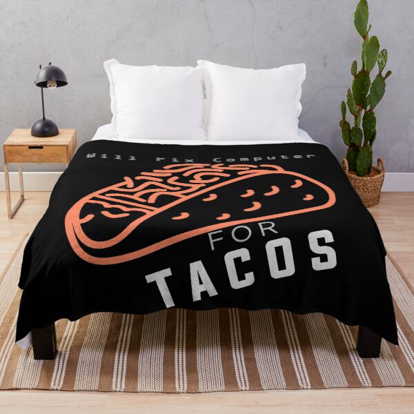 Item preview, Will Fix Computer For Tacos Funny designed and sold by kasunspot.
