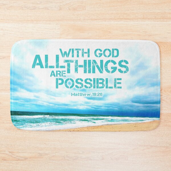 Item preview, With God, All Things Are Possible (With Text) Matthew 19:26 designed and sold by IgniteWithin.