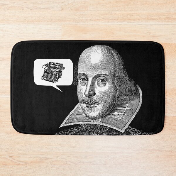 Item preview, Typewriter Writing Shakespeare Thought Bubble Renaissance Fair Festival  designed and sold by Candlewood Museum & Gift Shoppe.