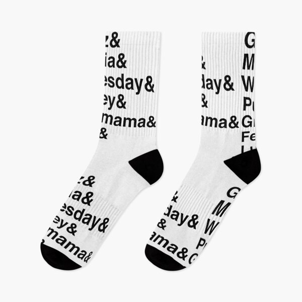 Item preview, Addams names (black) designed and sold by TextualDeviancy.