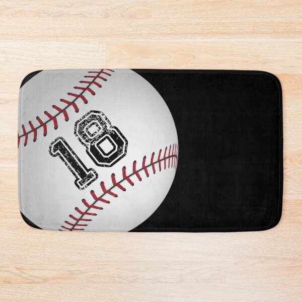 Item preview, Baseball ball number 18, eighteen designed and sold by TheCultStuff.