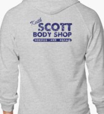 Keith Scott Body Shop Logo Zipped Hoodie