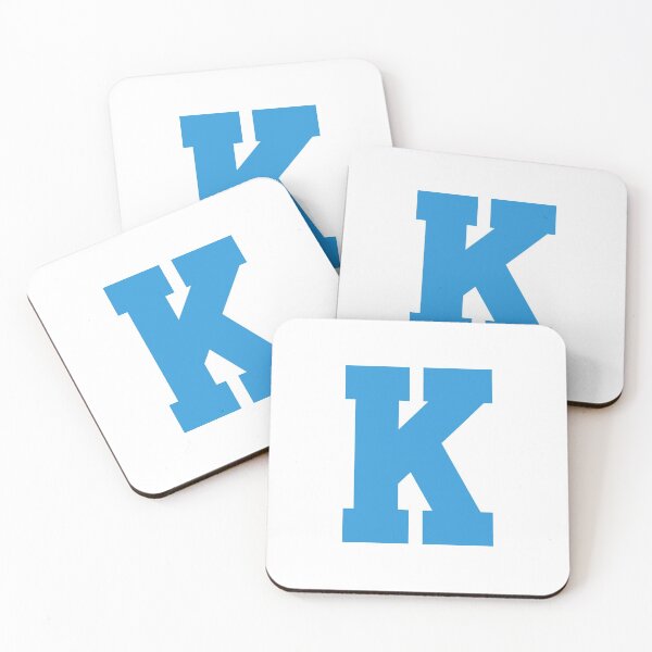Item preview, Alphabet, Blue K , Sports letter K designed and sold by TheCultStuff.