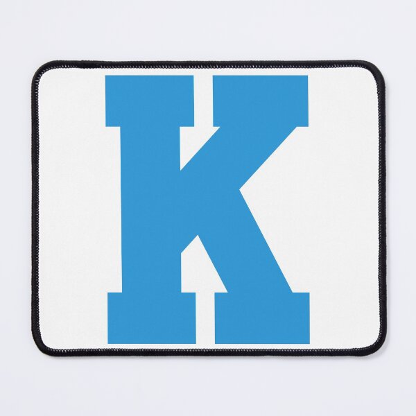 Item preview, Alphabet, Blue K , Sports letter K designed and sold by TheCultStuff.